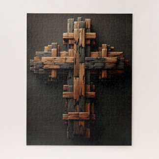 Holzkreuz Puzzle