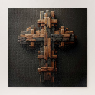 Holzkreuz Puzzle