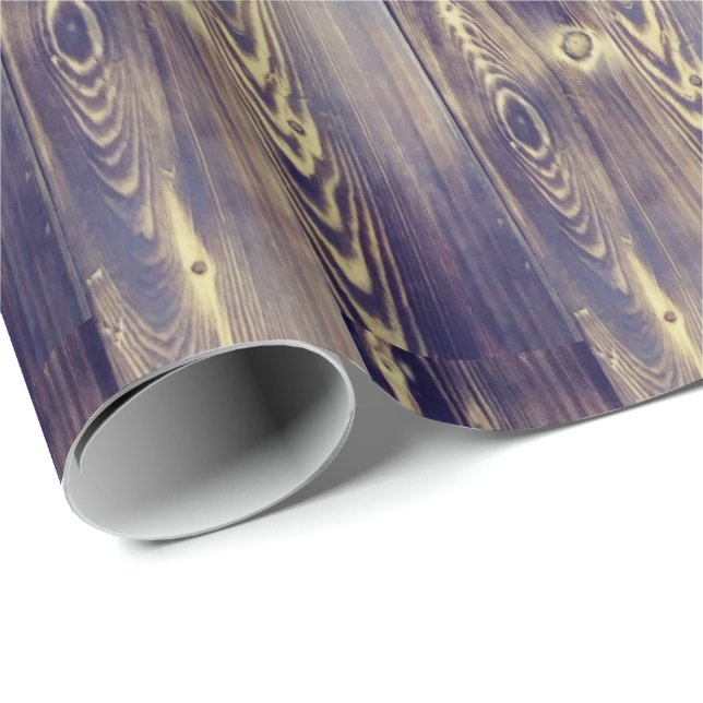Holzkunst Geschenkpapier (Rolleneckpunkt)