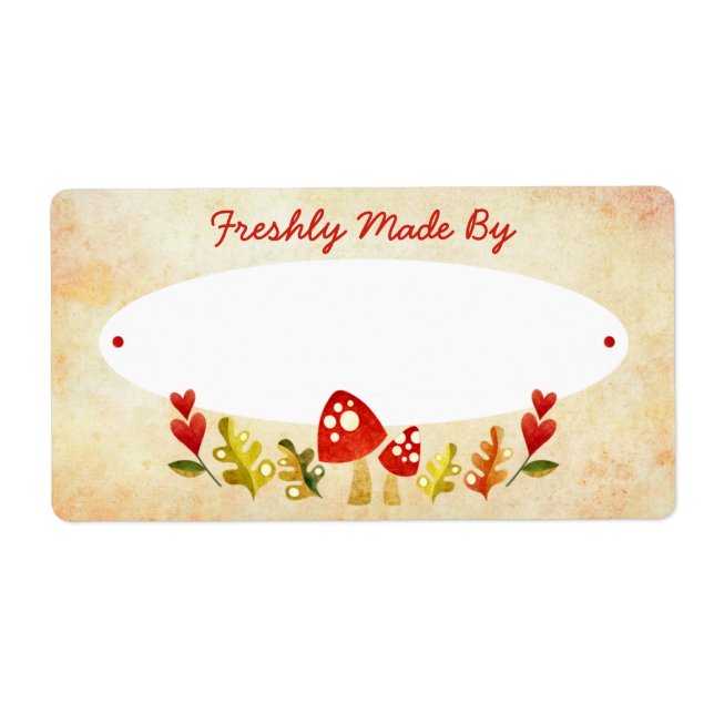 Holzland Custom Kitchen Labels (Vorne)