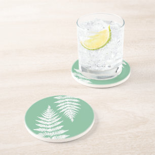 Holzland Fern Leaf - Farben für den eigenen Hinter Getränkeuntersetzer