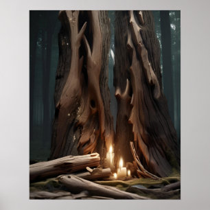 HOLZLICHTE KANDLES - Bild ART Poster