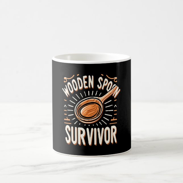 Holzlöffel Überlebender Kaffeetasse (Mittel)