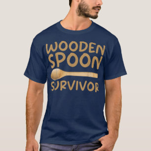 Holzlöffelüberlebnis lustig Italienisch T-Shirt
