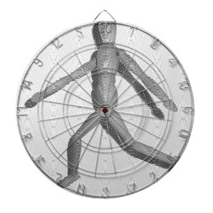 Holzmannequin Dartscheibe