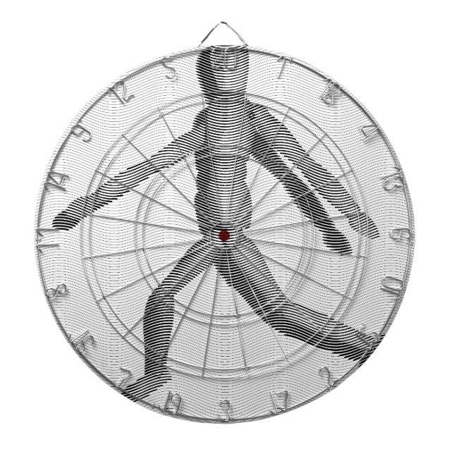 Holzmannequin Dartscheibe (vorne)