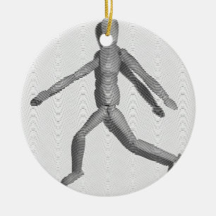 Holzmannequin Keramikornament