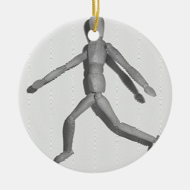 Holzmannequin Keramikornament (Vorne)