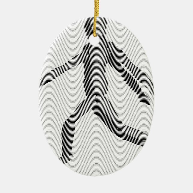 Holzmannequin Keramikornament (Vorne)