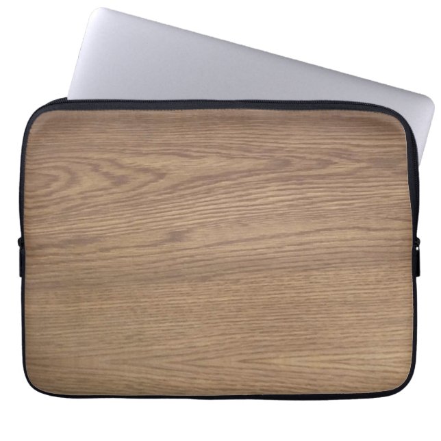 Holzmaserungstablett-Hülle  Laptopschutzhülle (Vorderseite)