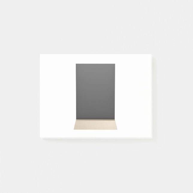 Holzmenühalter Post-it Klebezettel (Vorderseite)