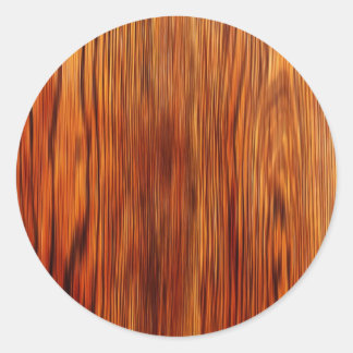 Holzmöbel Naturbraun-Textur Stil Mode Runder Aufkleber