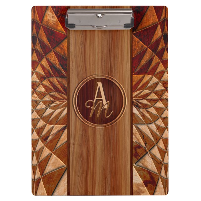 Holzmuster Klemmbrett (Vorderseite)