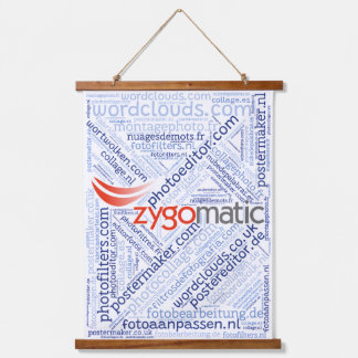 Holzobergesteppich (portrait) wandteppich mit holzrahmen
