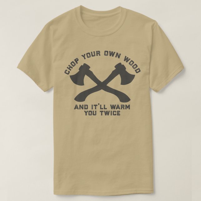 Holzofen 2 1 T-Shirt (Design vorne)