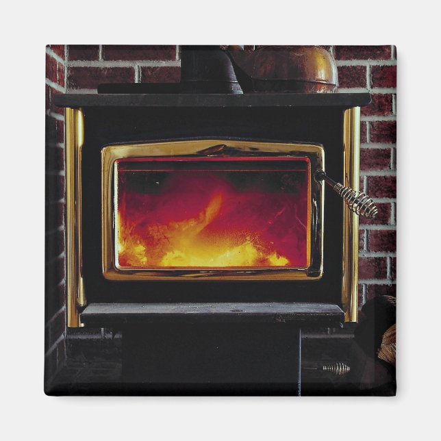 Holzofen Magnet (Vorne)