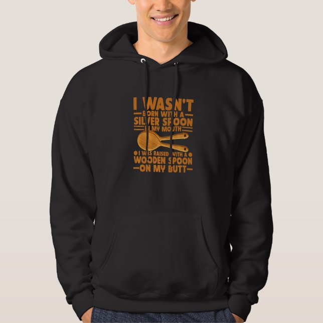 Holzofenlöffel Hoodie (Vorderseite)