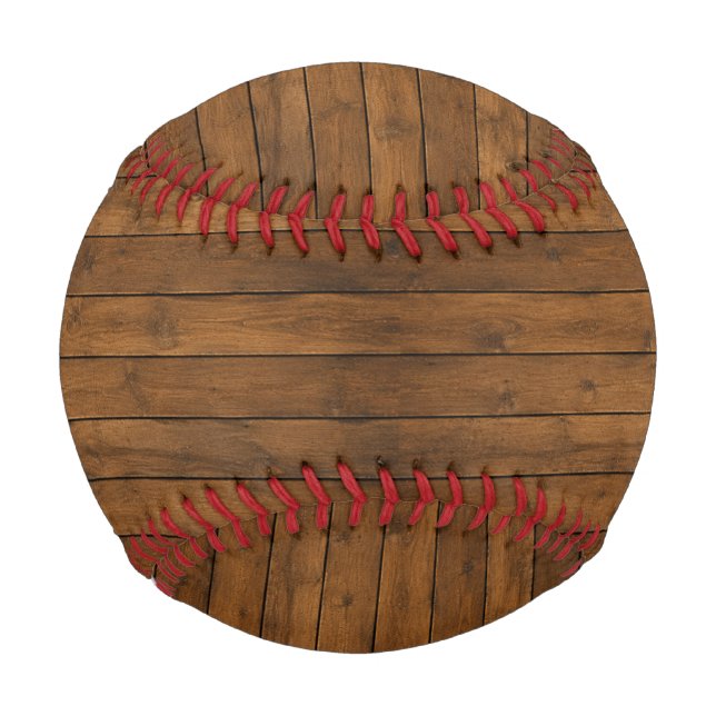 Holzoptik Baseball (Vorderseite)