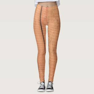 Holzoptik Leggings