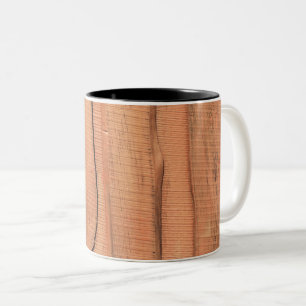 Holzoptik Zweifarbige Tasse