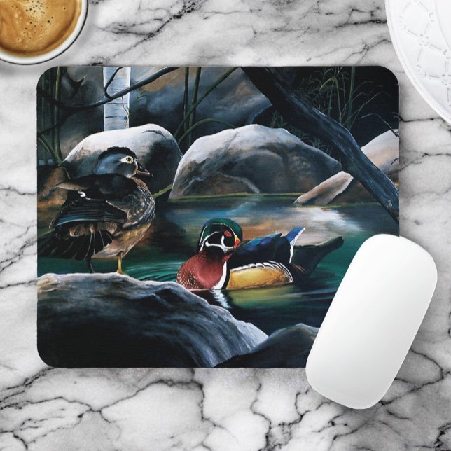 Holzosen-Teich Mousepad (Von Creator hochgeladen)