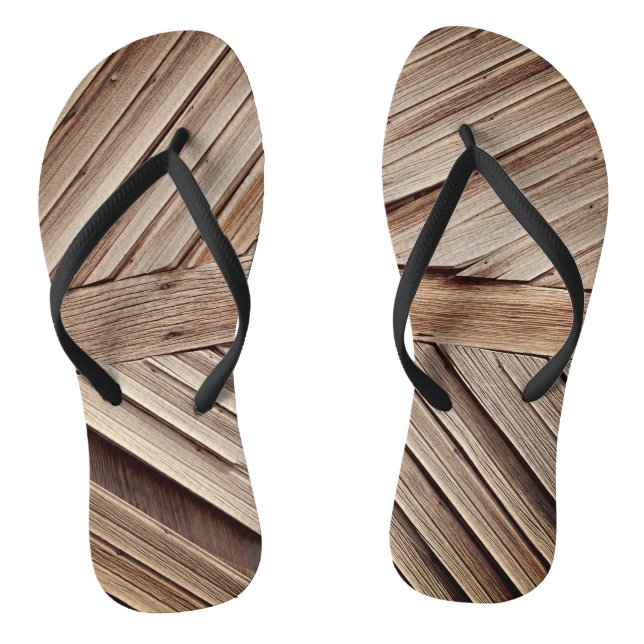 Holzpaneele Flip Flops (Fußbett)