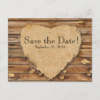Holzparkett Gebämtes Herz Save the Date
