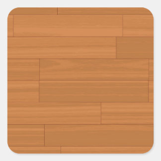 Holzparkett Quadratischer Aufkleber