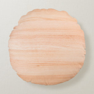 Holzparkfläche aus Retroholz Rundes Kissen