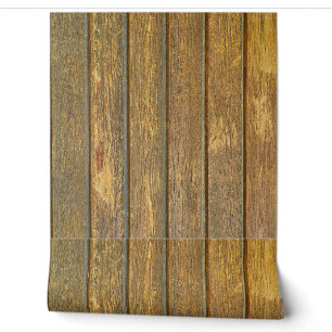 HOLZPLÄNE RUSTISCHES KABINWALLPAPIER TAPETE