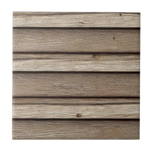 Holzplanen gestalten braune Keramik Fliese