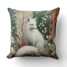 Holzpolster Arctic Fox Decorkissen