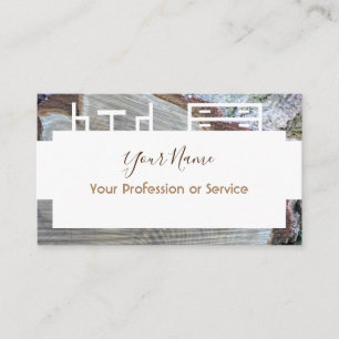 Holzrahmen für Interieur und Möbel! Visitenkarte