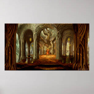 Holzrealm Throne Zimmerkonzept Poster