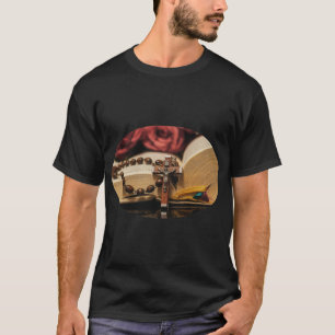 Holzrosary mit Jesus am Kreuz T-Shirt