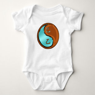 Holzschlange Baby Strampler