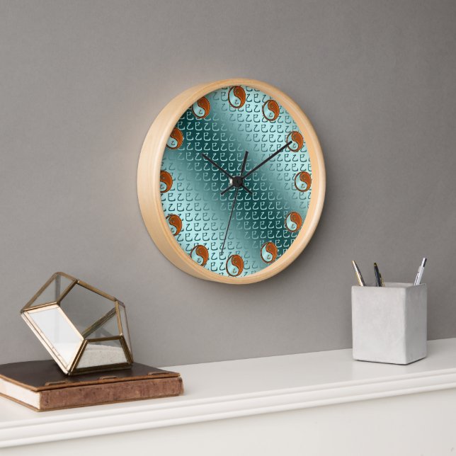 Holzschlange Uhr (Büro)