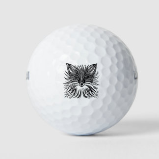 Holzschliff Golfball