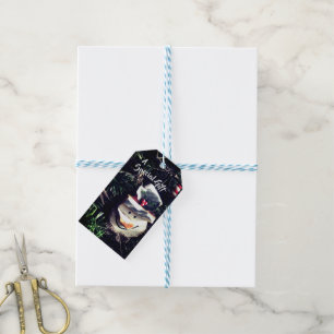 Holzschneegefecht Geschenkanhänger
