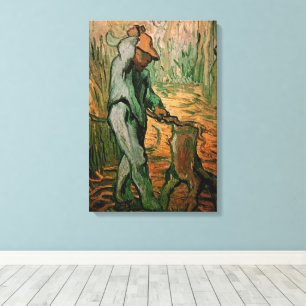 Holzschneider (nach Millet) von Vincent van Gogh Leinwanddruck