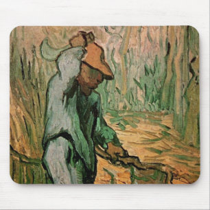 Holzschneider (nach Millet) von Vincent van Gogh Mousepad