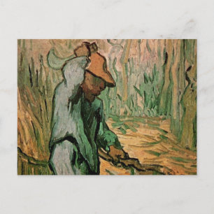 Holzschneider (nach Millet) von Vincent van Gogh Postkarte