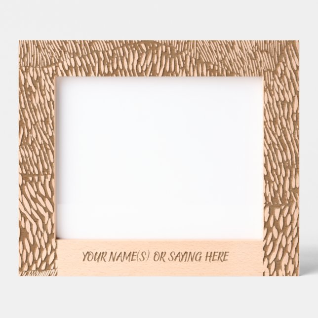 Holzschnitt Geätzte Rahmen (Vorderseite)