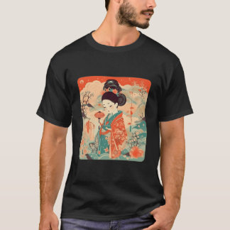 Holzschnitt Japanische Al T-Shirt