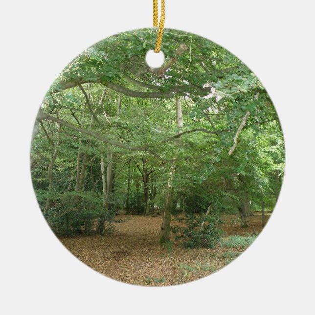 Holzschnitt Keramikornament (Vorne)
