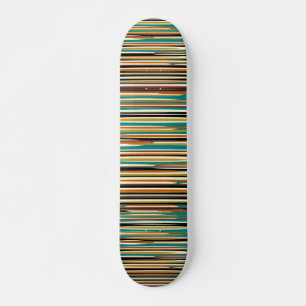 Holzschnitt > Retro-Skateboarddecke Skateboard