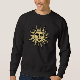 HOLZSCHNITT-SONNE SWEATSHIRT
