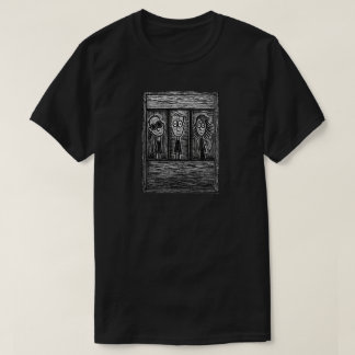 Holzschnitt-Typen T-Shirt