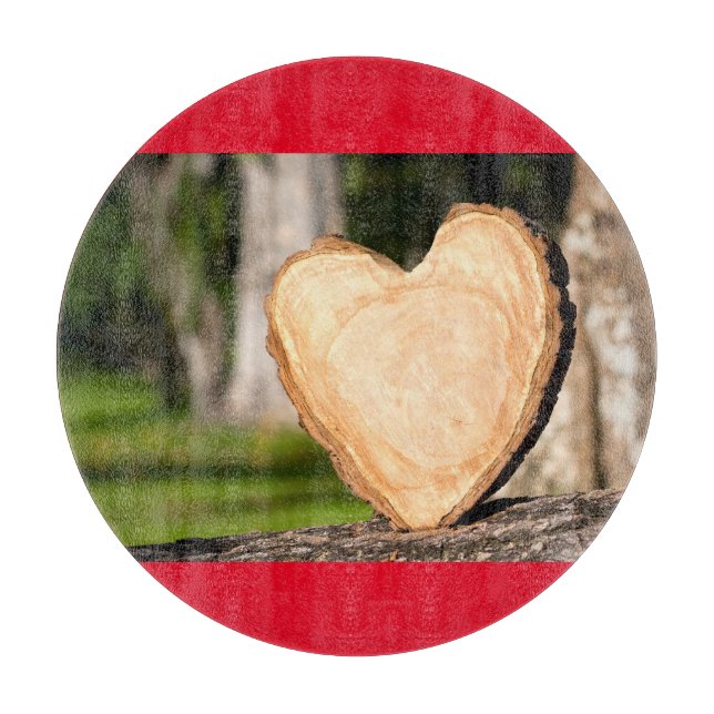 Holzschnitzel Schneidebrett (Vorderseite)