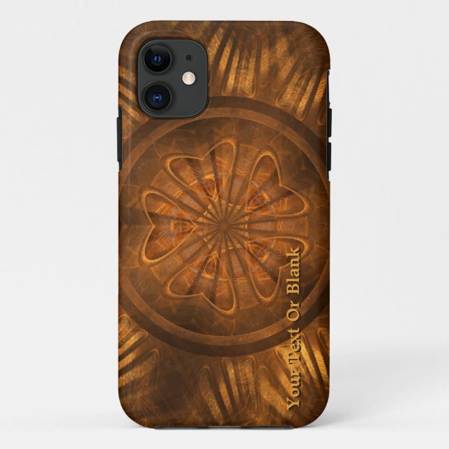 Holzschnitzen Case-Mate iPhone Hülle (Rückseite)